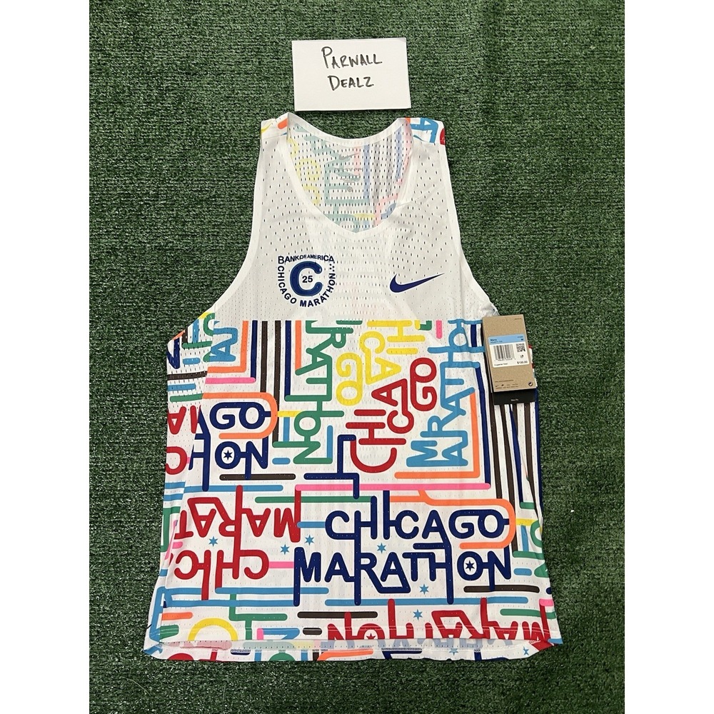 Nike Dri-FIT ADV Chicago Marathon 2025 AeroSwift Running Singlet Men's Medium